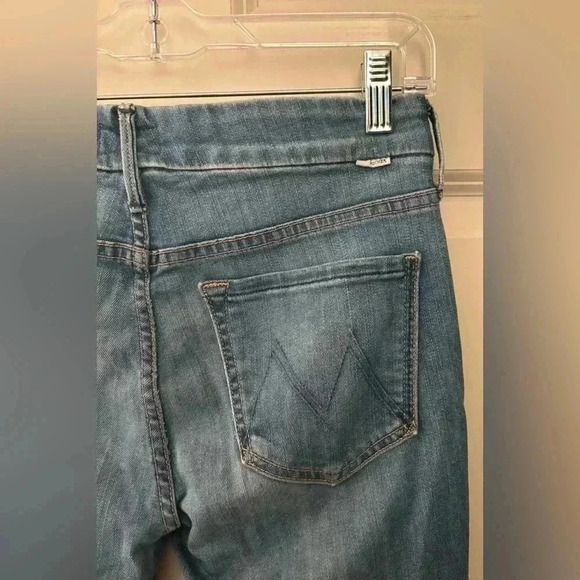 Mother Denim The Looker Fray Skinny Jeans, Size 27 - Picture 4 of 11